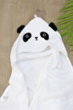 Kız Erkek Bebek Sevimli Panda Lüks Havlu Seti % 100 Pamuk Kumaş 0- 2 Yaş STL6961