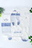 Erkek Bebek Lüks Hastane Çıkışı Papyonlu 10 Lu Set STL6967