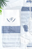 Erkek Bebek Lüks Hastane Çıkışı Papyonlu 10 Lu Set STL6967