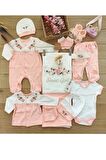 Kız Bebek Somon Hastane Çıkışı Bebek Hediyesi Seti STL4703