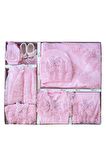 Kız Bebek Dantelli Tütülü Lüks 10 Lu Hastane Çıkışı Set STL6103