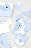 Erkek Bebek Lüks Hastane Çıkışı Ayıcık 10 Lu Set STL6975