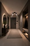 Spoty 2'Li Siyah RenkliBEYAZ IŞIK Modern Tasarım Salon - Mutfak - Banyo Spot Sıralı Avize