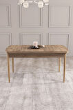 Calvin Atlantik 80x132 MDF Açılabilir Mutfak Masası Takımı 6  Sandalye