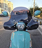 MOTOCAM Skyjet Bellina Ön Cam 2024-2025 Model 41cm Siyah Renkli 4mm Elcikli APARATSIZDIR