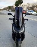 MOTOCAM Skyjet Rivero 125 Ön Cam 2024-2026 Model 75cm Siyah Renkli 4mm UZUN