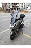 kymco Skytown 125 Siperlik Ön Cam 2023 2024 Model 72cm Açıkfüme Renkli 4mm UZUN CAM