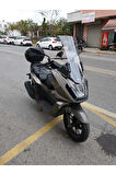 kymco Skytown 125 Siperlik Ön Cam 2023 2024 Model 72cm Şeffaf Renkli 4mm UZUN CAM