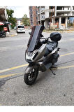 kymco Skytown 125 Siperlik Ön Cam 2023 2024 Model 72cm Siyah Renkli 4mm UZUN CAM