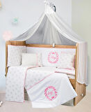 TUGU HOME&BABY Sleep %100 PAMUK 10 PARÇA 70x130 cm BEBEK BEŞİK UYKU SETİ,BEBEK BEŞİK UYKU TAKIMI,ANNE YANI ORGANİK UYKU SETİ