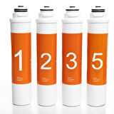 Waterlife Filtre 5 'Li Set Waterlife Su Arıtma Filtresi Uyumlu 533715558
