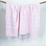 Sultan Peştemal (PUDRA PEMBE) %100 Pamuk 90*180cm. Banyo Havlusu, Plaj Havlusu