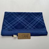 Saks Mavisi Aker Ekose Şal