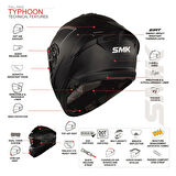 Smk Typhoon Reptile Kapalı Kask