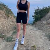 fitilli sporcu tayt şort
