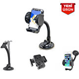 Araç İçi Spiralli Vantuzlu Telefon Tutucu BR590 1003