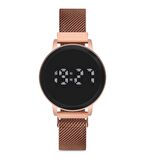 Royal Club de Polo Barcelona Dijital Hasır Rose Gold Kadın Kol Saati