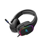 GameNote H2029U Kablolu RGB Gaming Kulaklık Siyah  RGB Aydınlatmalı/USB,2.2m kablo uzunlugu,