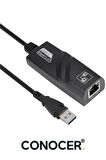 Usb 3.0 To Ethernet Çevirici Dönüştürücü Adaptör (Gigabit Destekli Yüksek Kalite)