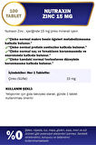 Nutraxin Zinc Sulphate 15 Mg 100 Tablet