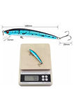 10 Adet 10cm 9gr Minnow Olta Yem Seti Rapala 1m Derinlik 10 Renk Karbon Çelik İğne