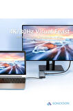 11 In 1 Type-c To Usb Hub Port Uyumlu Adaptör Hdmı 4x Usb Lan Vga Sd Card Çevirici Çoklayıcı
