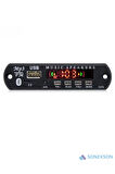 Bluetoothlu Araç Oto Teyp Aux Usb Sd Dönüştürücü Çevirici Mp3 Modülü Board Kart