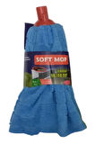 Soft Mop Mikrofiber Havlu Paspas Mop Ucu Ahşap Sapı Takım