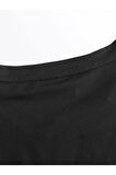 Erkek Dikey Baskılı T-Shirt Şort