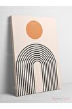 Soyut Dekoratif Vintange Retro Bohe Bohem Boho Bohom Art Vektorel Abstract Color Canvas Kanvas Tablo