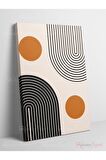 Soyut Dekoratif Vintange Retro Bohe Bohem Boho Bohom Art Vektorel Abstract Color Canvas Kanvas Tablo