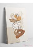 Soyut Dekoratif Vintange Retro Bohe Bohem Boho Bohom Art Vektorel Abstract Color Canvas Kanvas Tablo
