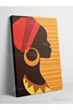 Soyut Dekoratif Vintange Retro Bohe Bohem Boho Bohom Art Vektorel Abstract Color Canvas Kanvas Tablo