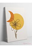 Soyut Dekoratif Vintange Retro Bohe Bohem Boho Bohom Art Vektorel Abstract Color Canvas Kanvas Tablo