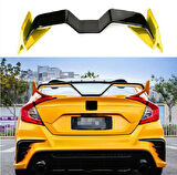 Honda Civic Fc5 16-21 Martı Spoiler M Spoiler Pianoblack