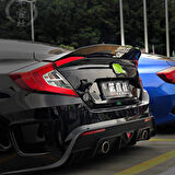 Honda Civic Fc5 16-21 JDM Spoiler Plastik Pianoblack