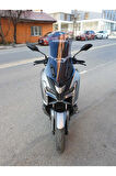Voge SR1 Siperlik Ön Cam 2023 2024 Model 62cm Açıkfüme renk 4mm ORTA BOYLU CAM