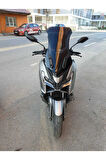Voge SR1 Siperlik Ön Cam 2023 2024 Model 62cm Siyah Renkli 4mm ORTA BOYLU CAM