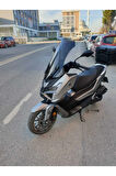Voge SR1 Siperlik Ön Cam 2023 2024 Model 62cm Siyah Renkli 4mm ORTA BOYLU CAM