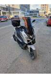 Voge SR1 Siperlik Ön Cam 2023 2024 Model 62cm Siyah Renkli 4mm ORTA BOYLU CAM