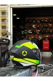 NERO AÇIK KASK ECE VE DOT SERTİFİKALI (İNTERCOM UYUMLU)