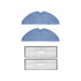 Srfn Ticaret Roborock S7 Uyumlu Mop Bezi ve Hepa Filtre - 4 Parça