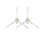 srfn ticaret Tefal Rowenta Explorer/X-Plorer Serie Uyumlu 40 Robot Süpürge Yan Fırça 2 Adet