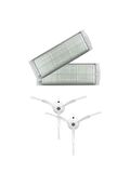 srfn ticaret Xiaomi Mop 2 Lite MJSTL Uyumlu Hepa ve Yan Fırça Seti - 4 Parça
