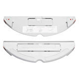srfn ticaret Roborock S7+ / S8+ Ultra Pro Uyumlu Beyaz Mop Tutucu Aparat ve 4 Adet Fiber Mop Bez