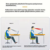 srfn ticaret Kademeli Taşınabilir Notebook Yükseltici Standı (Gümüş)