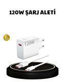 120W Ultra Hızlı Şarj Adaptörü USB-C Destekli Güçlü Şarj Teknolojisi