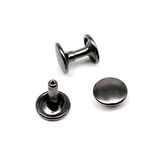 Perçin 33,5no 9mm İki Taraf Kafa 50 Takım (Leathercraft, Deri Hobi)