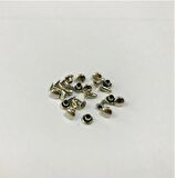 Perçin Rivet 00 no 4mm 50 Adet - Leathercraft Deri Hobi Ürünleri