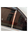 Hyundai Accent Admira 2000-2006 Uyumlu Cam Kelebek 2 Parça Krom Paslanmaz Çelik